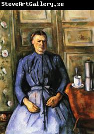 Paul Cezanne Woman with Coffee Pot